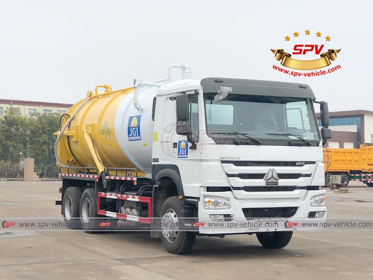 18,000 Litres Vacuum Tanker Sinotruk - RF